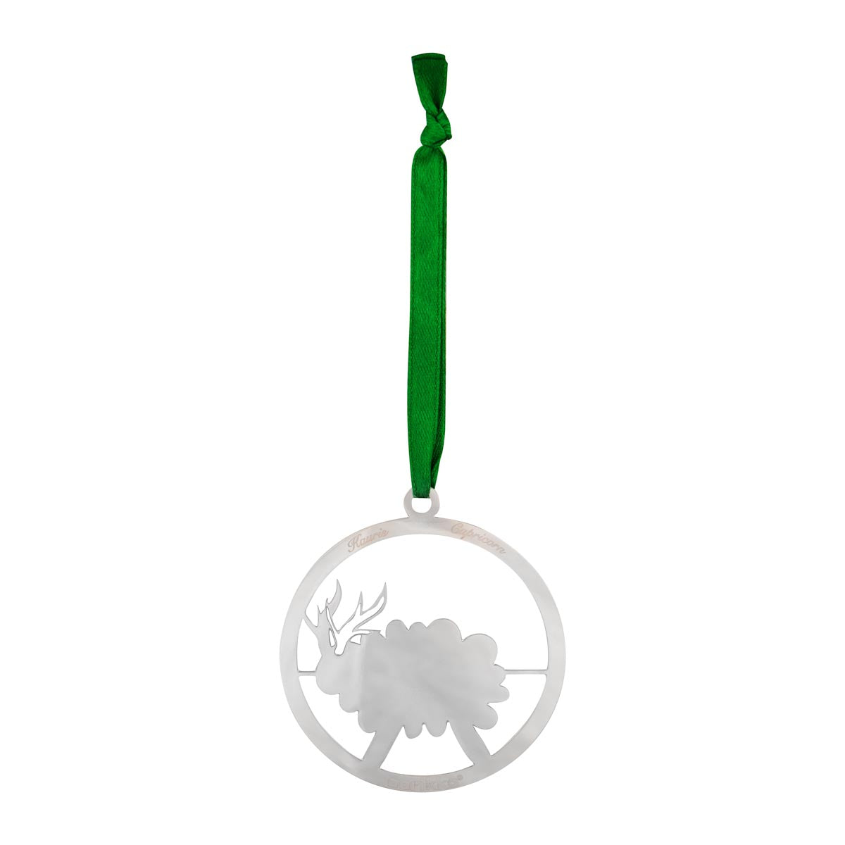Ram Ornament, Capricorn, stainless steel