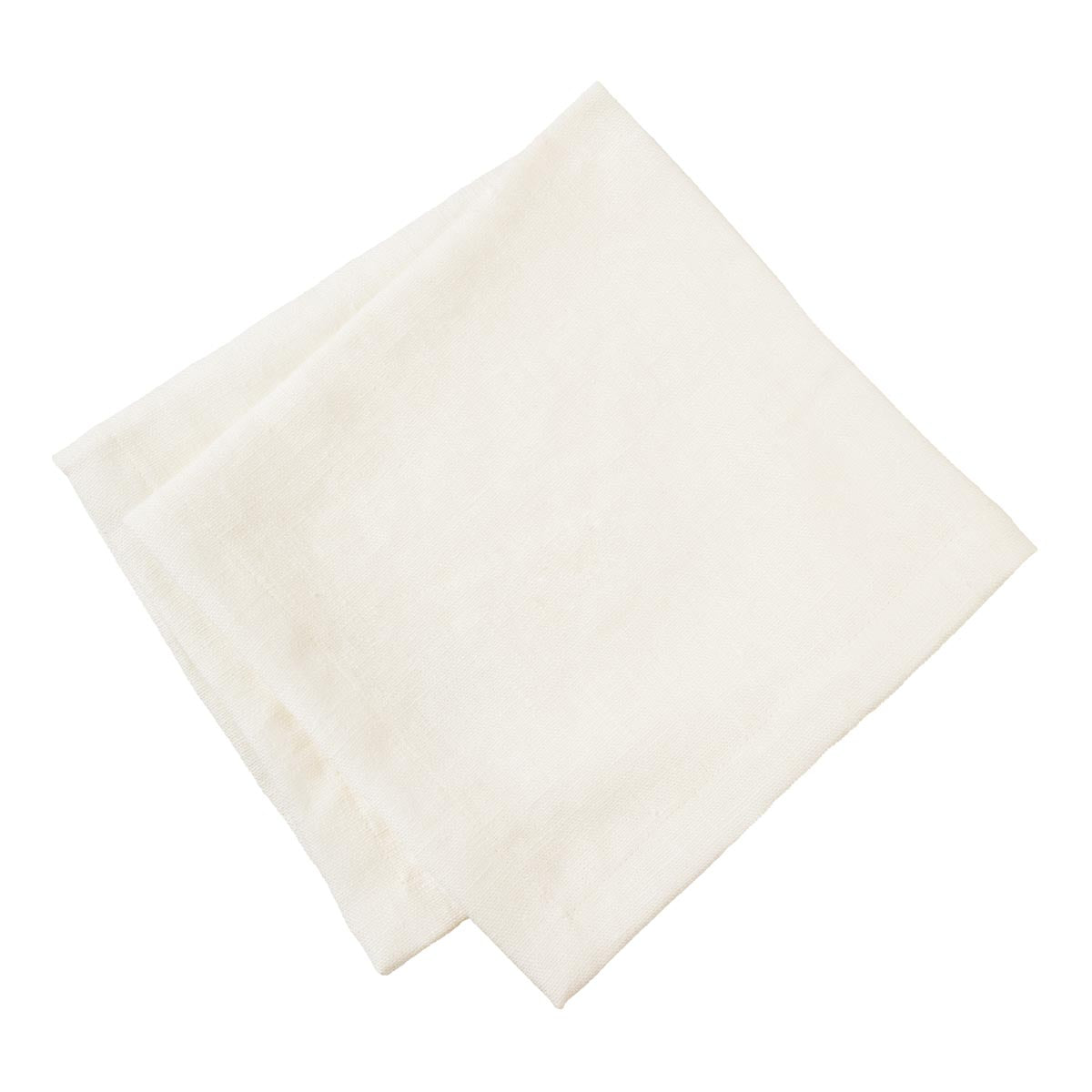 Vallaton linen napkin, 2 pcs, natural white