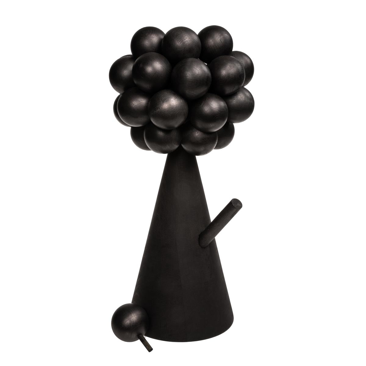 Mänty sculpture, black