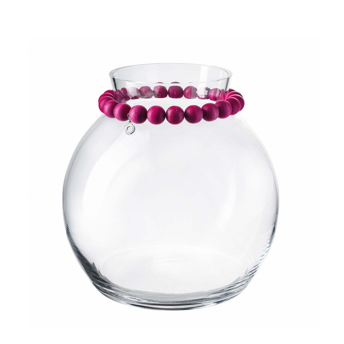 Pore glass vase, 22 cm, pink