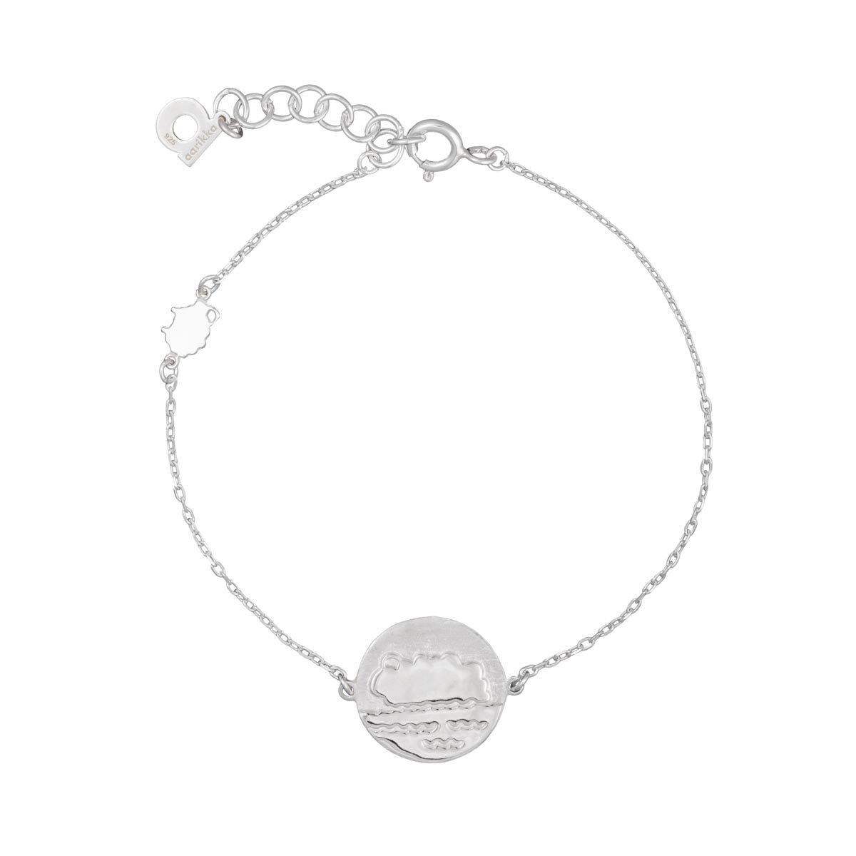 Aquarius bracelet, silver