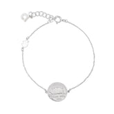 Aquarius bracelet, silver