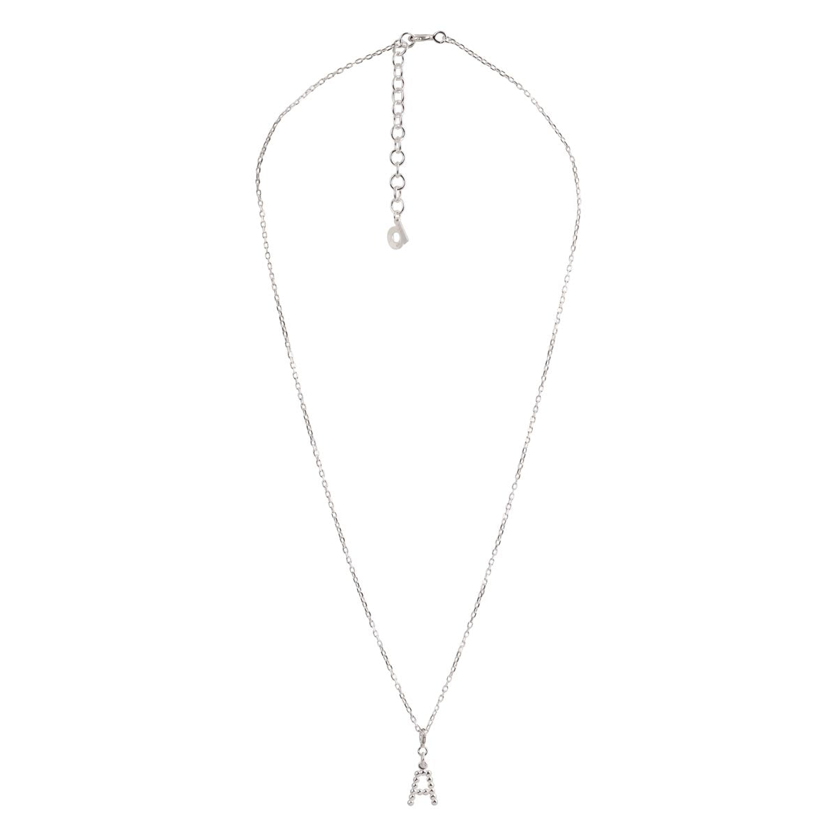 Yllätys Monogram Necklace A, silver
