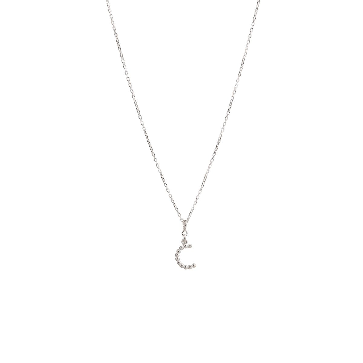 Yllätys Monogram Necklace C, silver