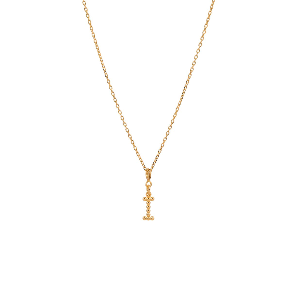 Yllätys Monogram Necklace I, gold-plated silver