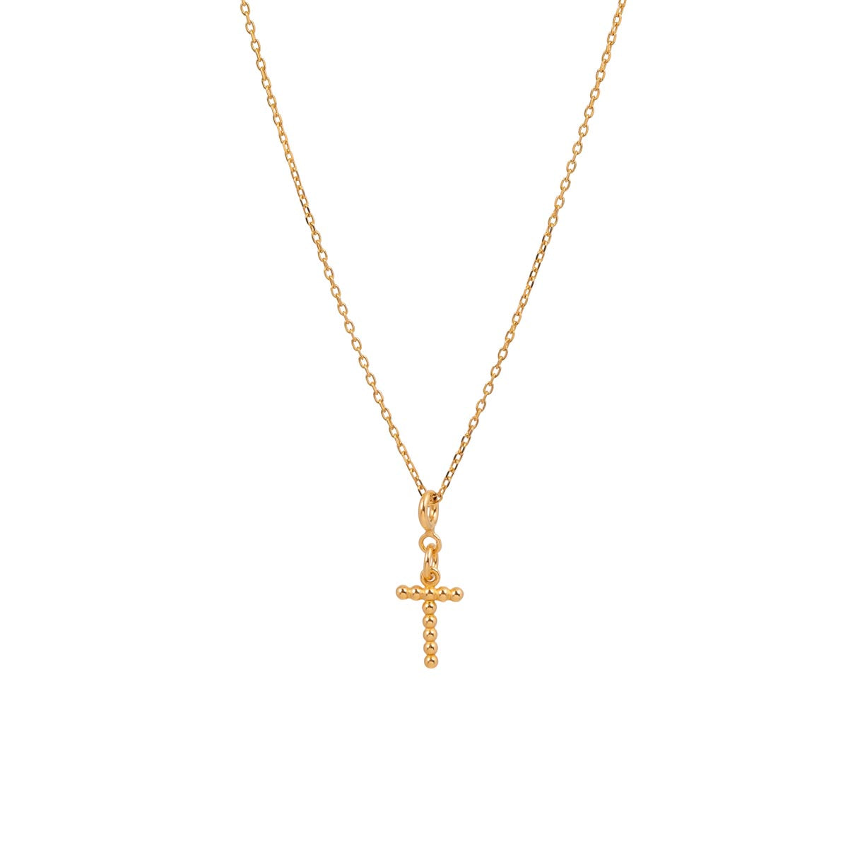 Yllätys Monogram Necklace T, gold-plated silver