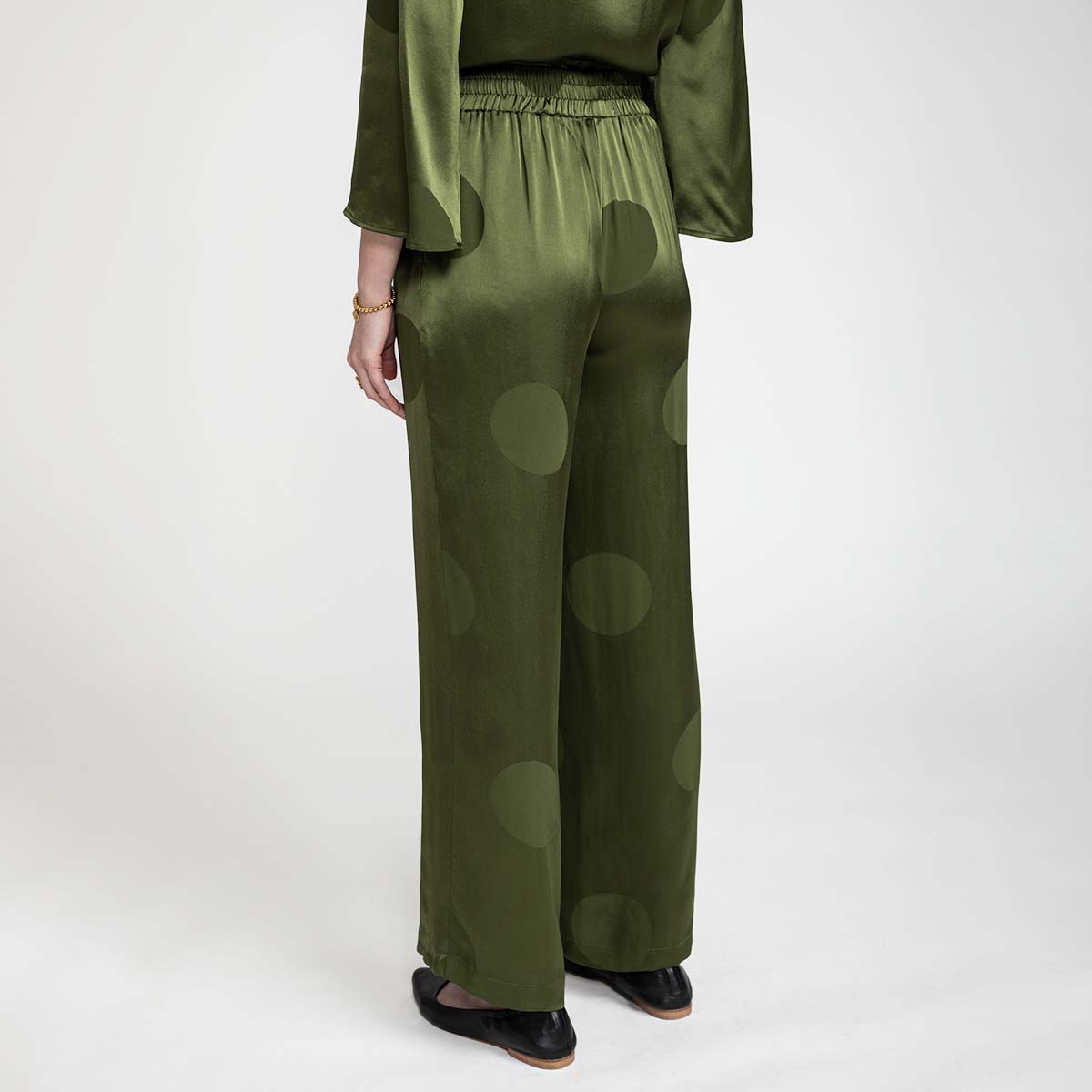 Tuike trousers, Perla, olive green