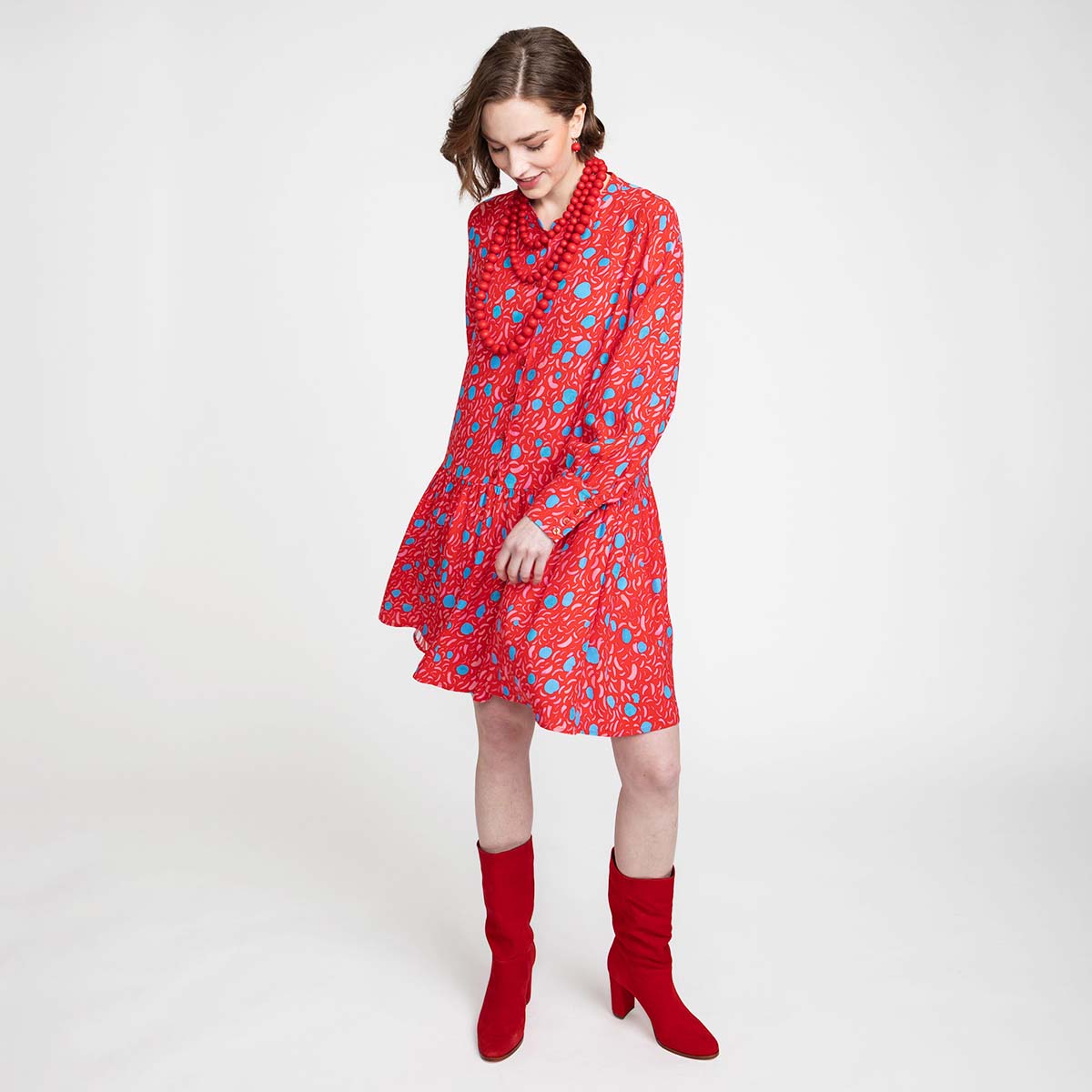 Miliina dress, Tuovi, red