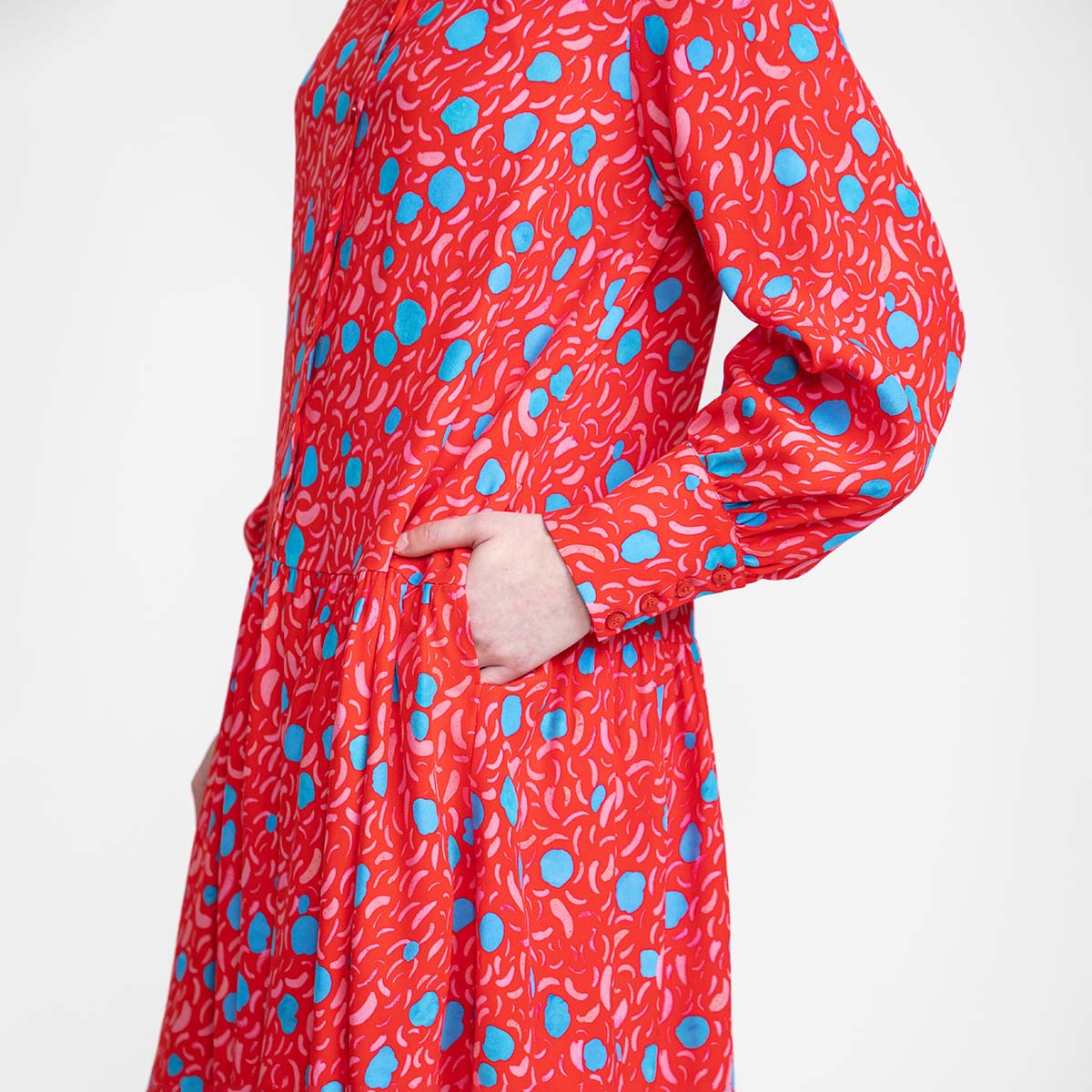 Miliina dress, Tuovi, red
