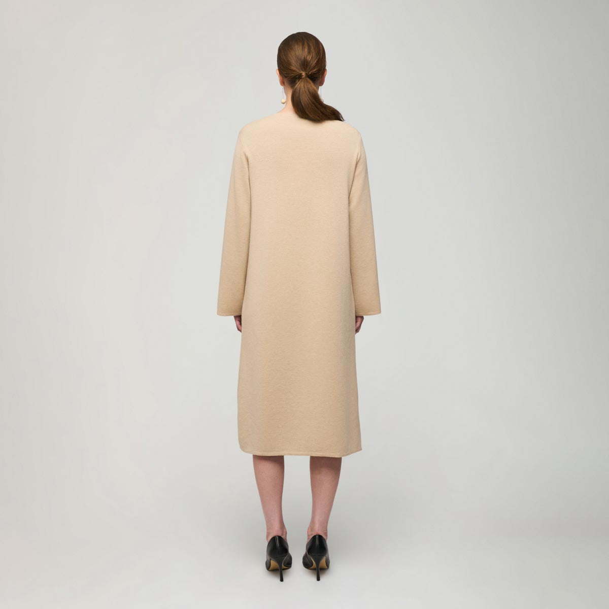 Nata knit dress, beige