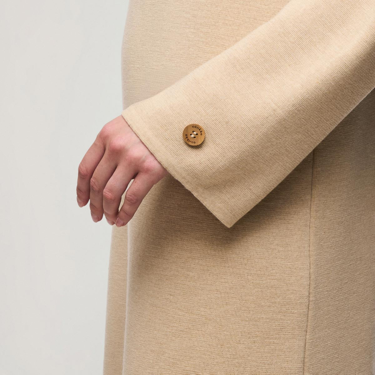 Nata knit dress, beige