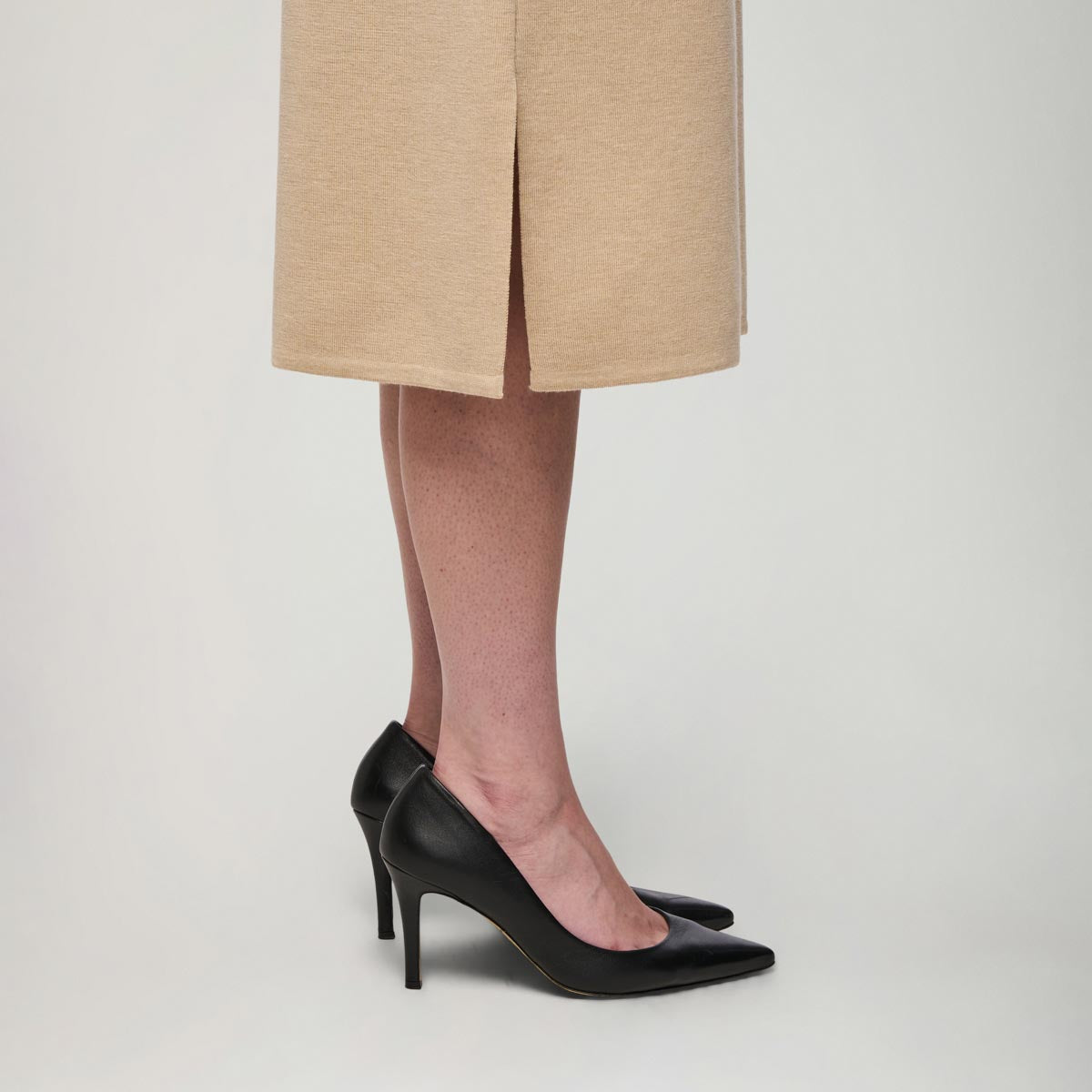 Nata knit dress, beige