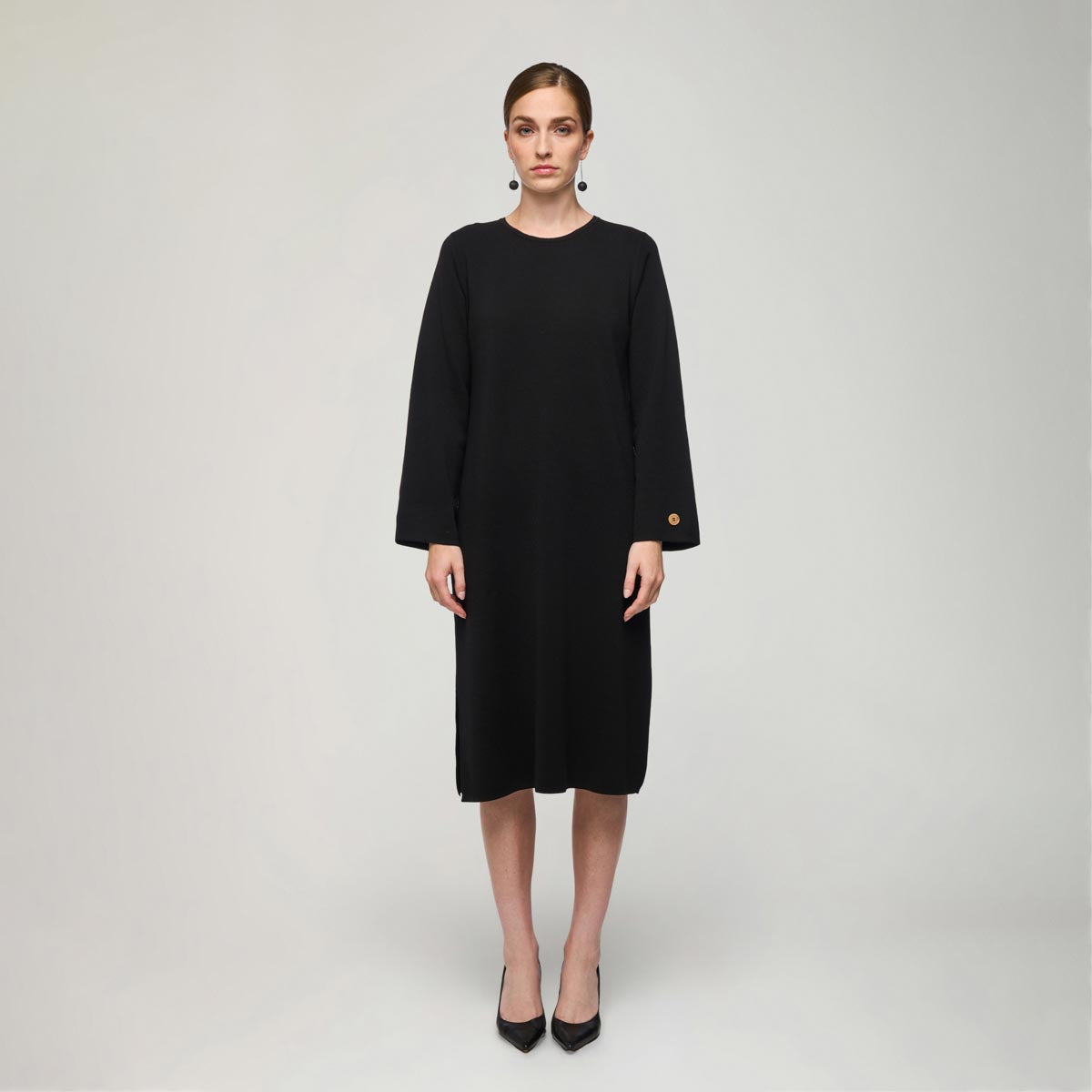 Nata knit dress, black