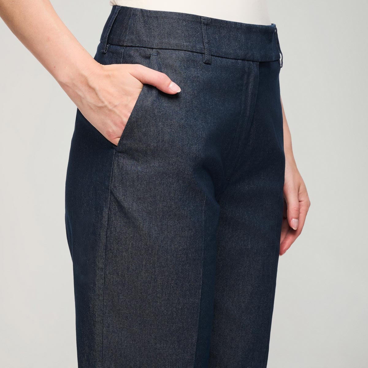 Nina trousers, Denim, blue