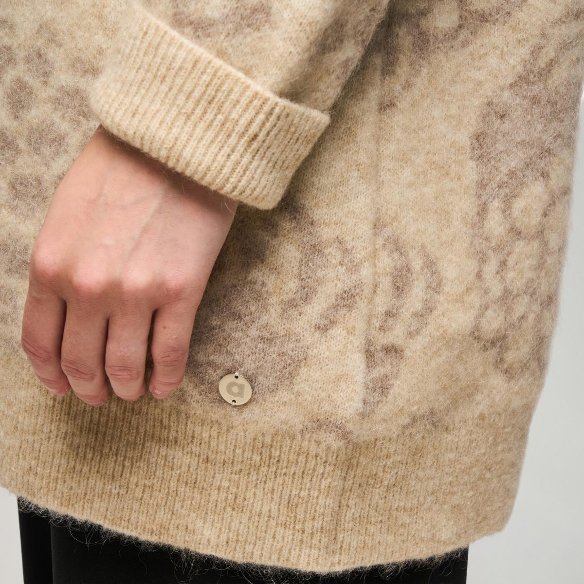Ellis cardigan, Pässi, beige