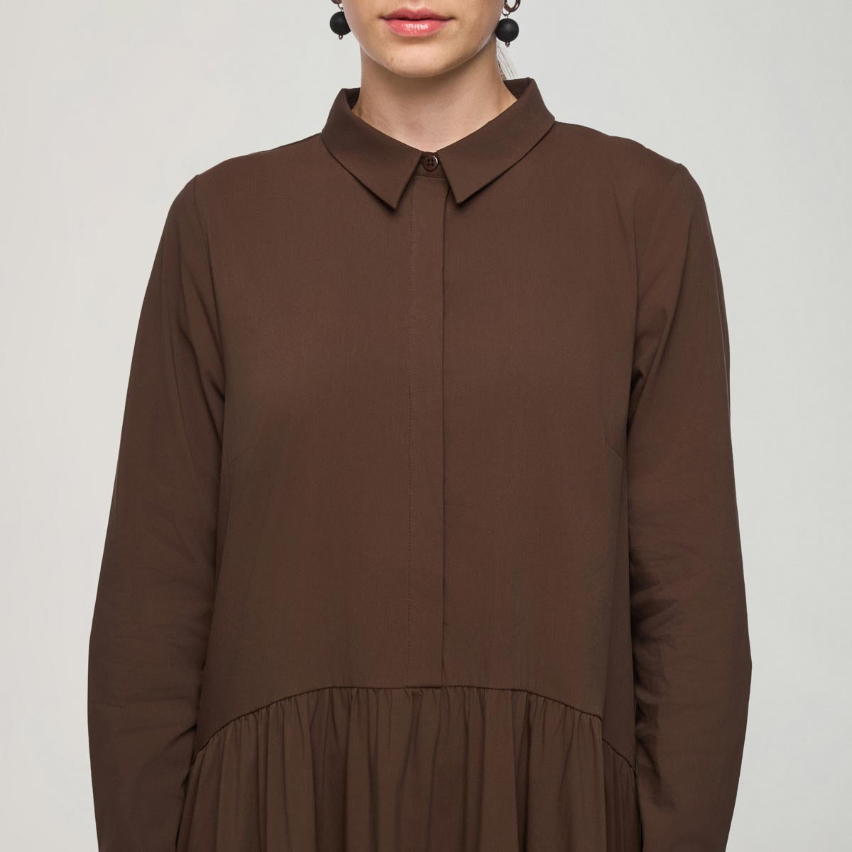 Triine dress, brown