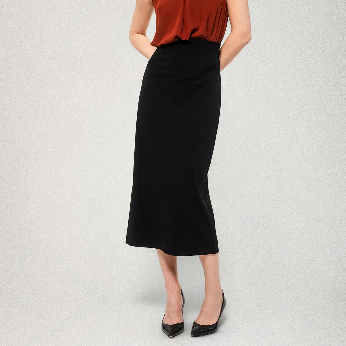 Fiia skirt, jersey, black