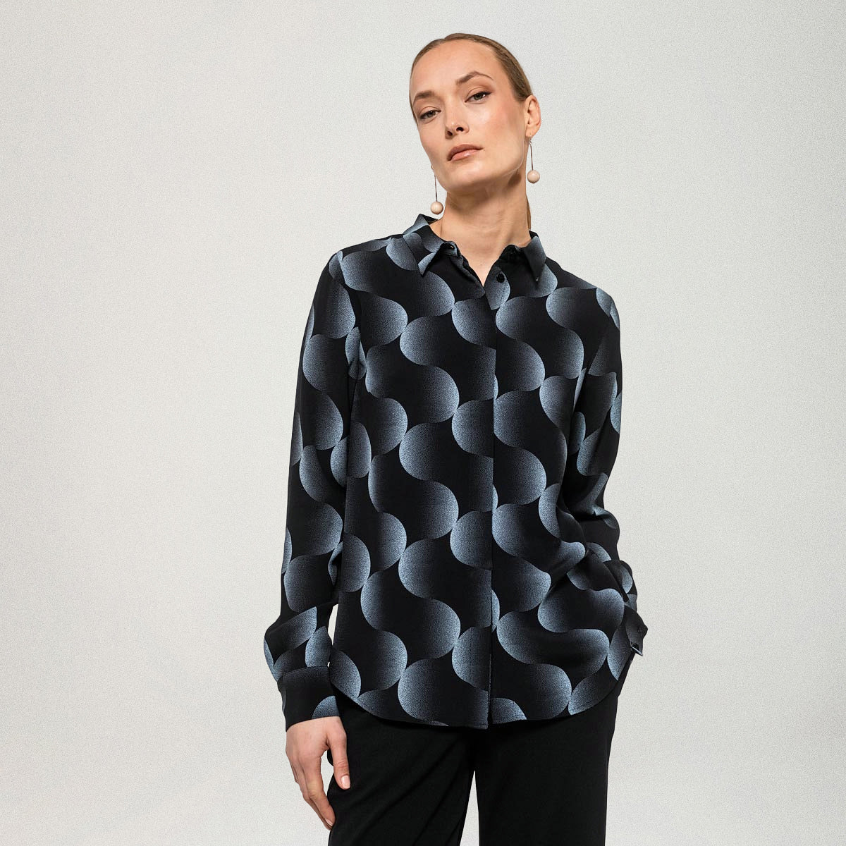 Tiila shirt, Nebula, black