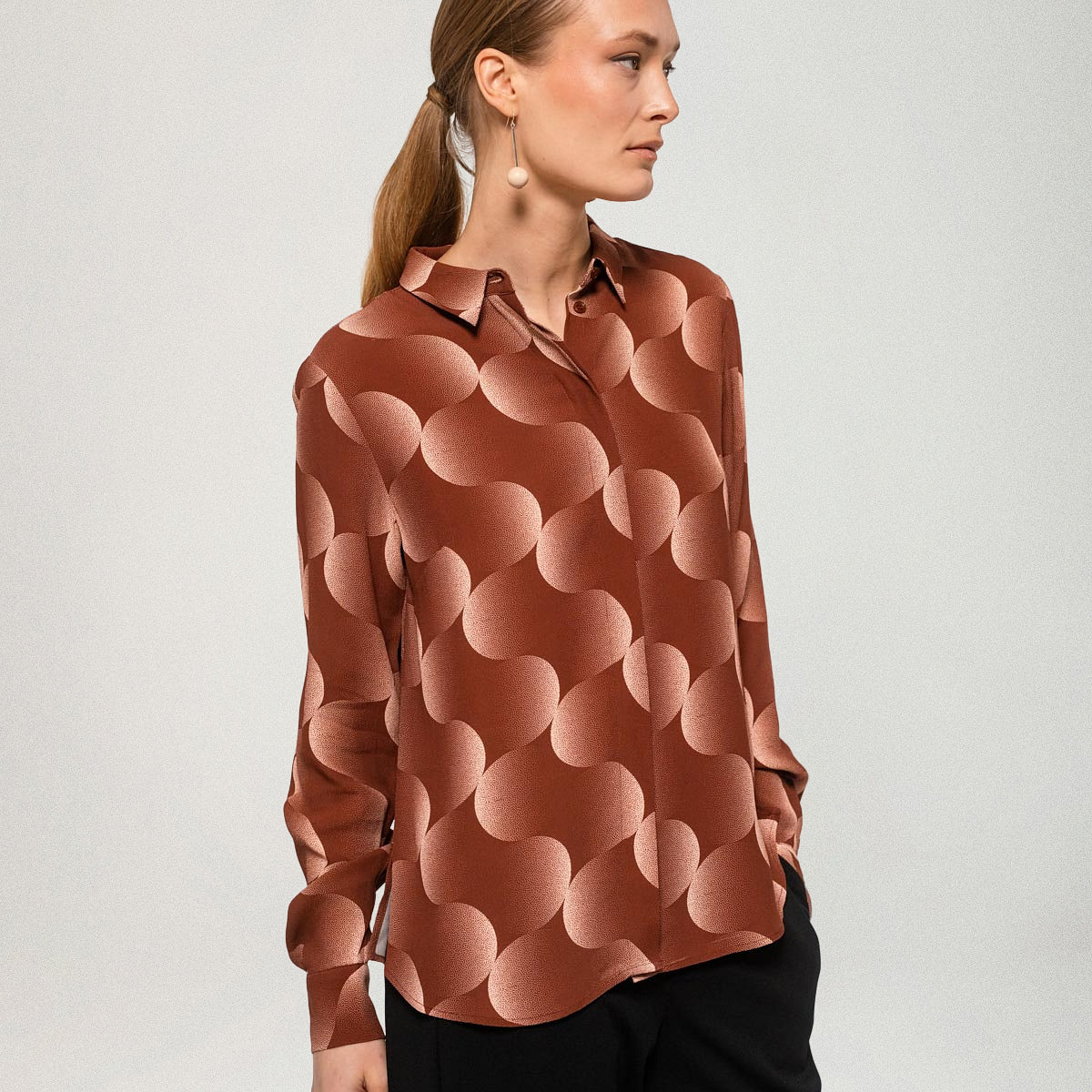 Tiila shirt, Nebula, copper