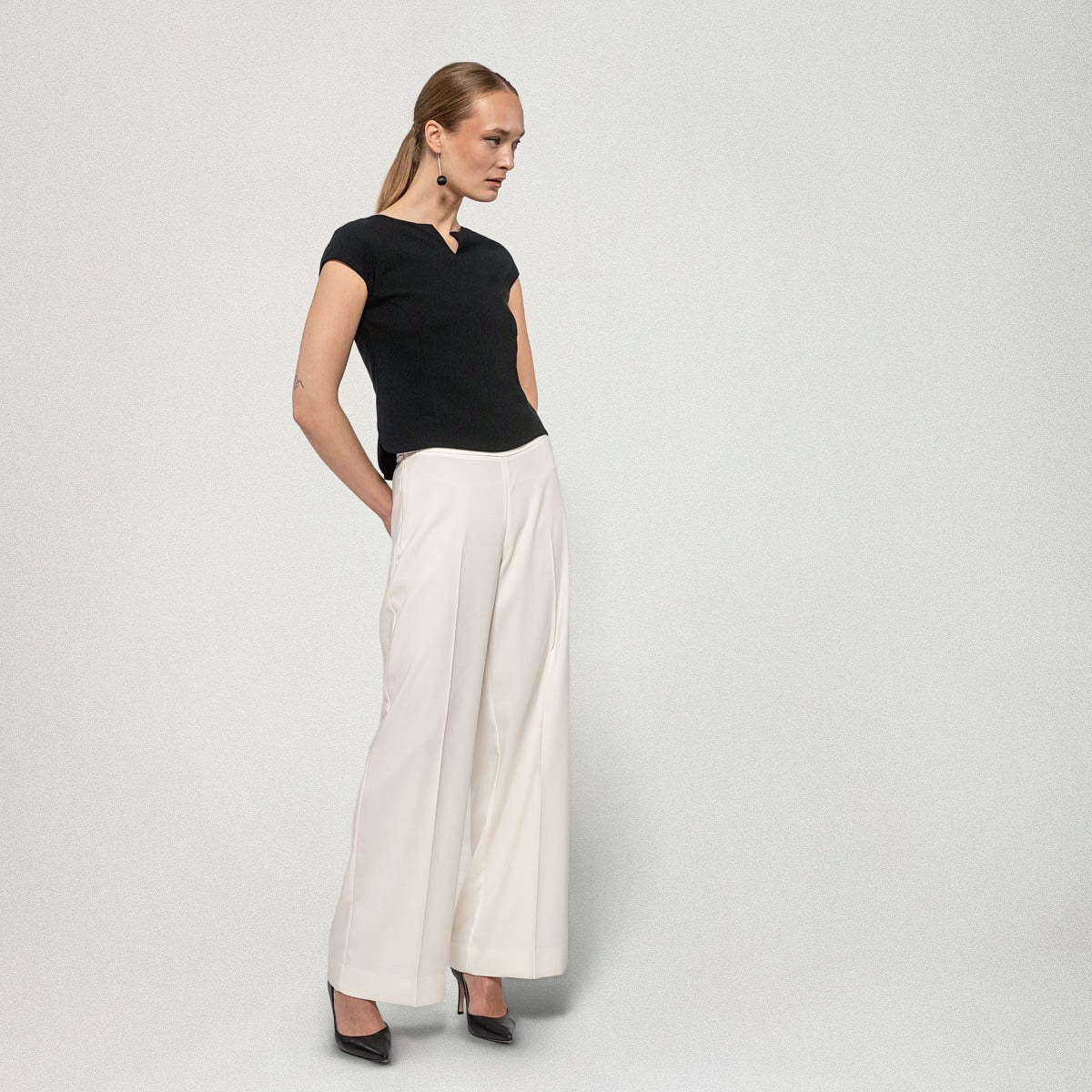 Felicia trousers, Utu, cream
