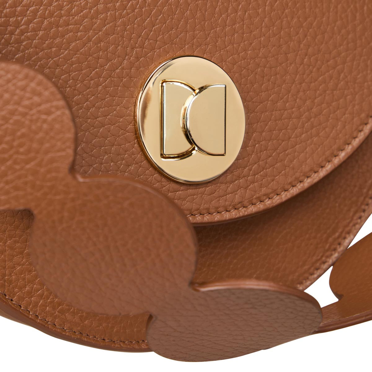Opal shoulder bag, cognac