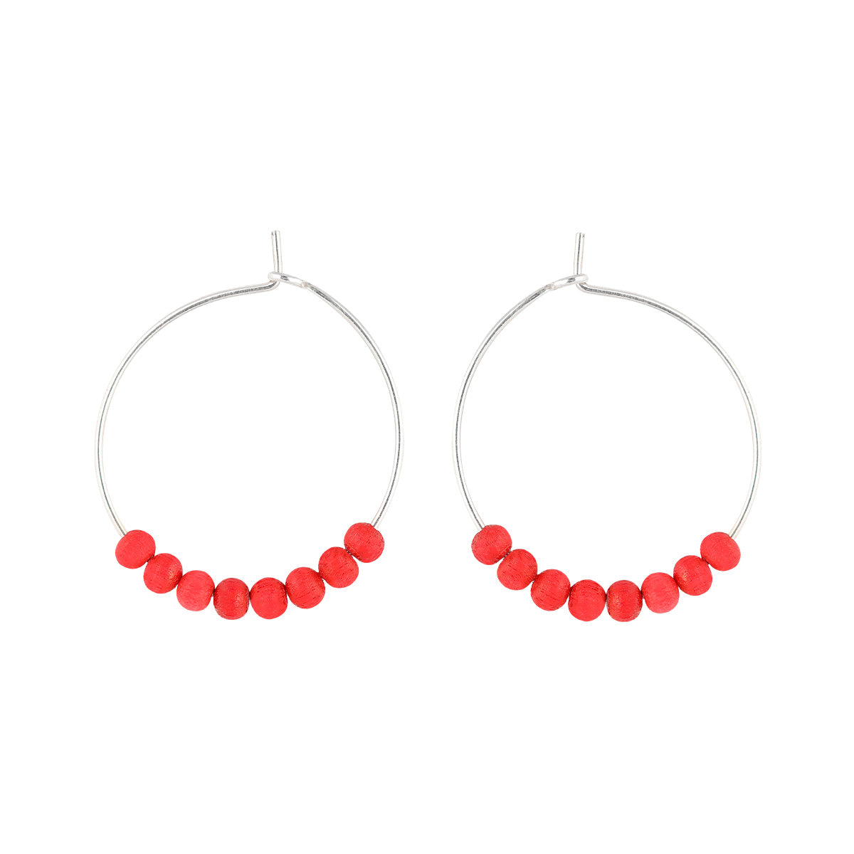 Laila earrings, red