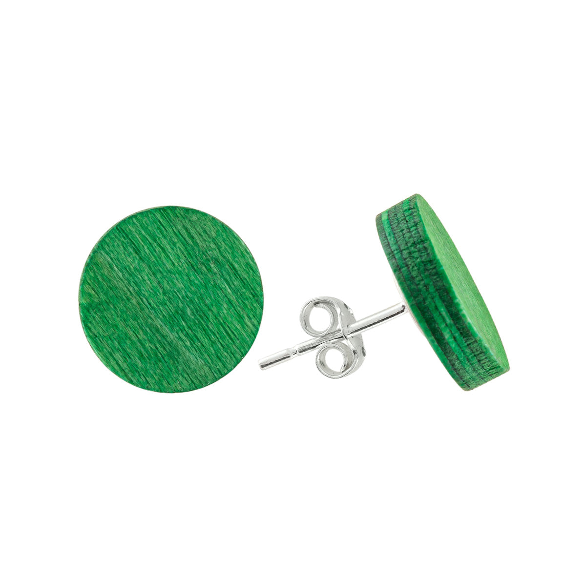 Nektariini earrings, green