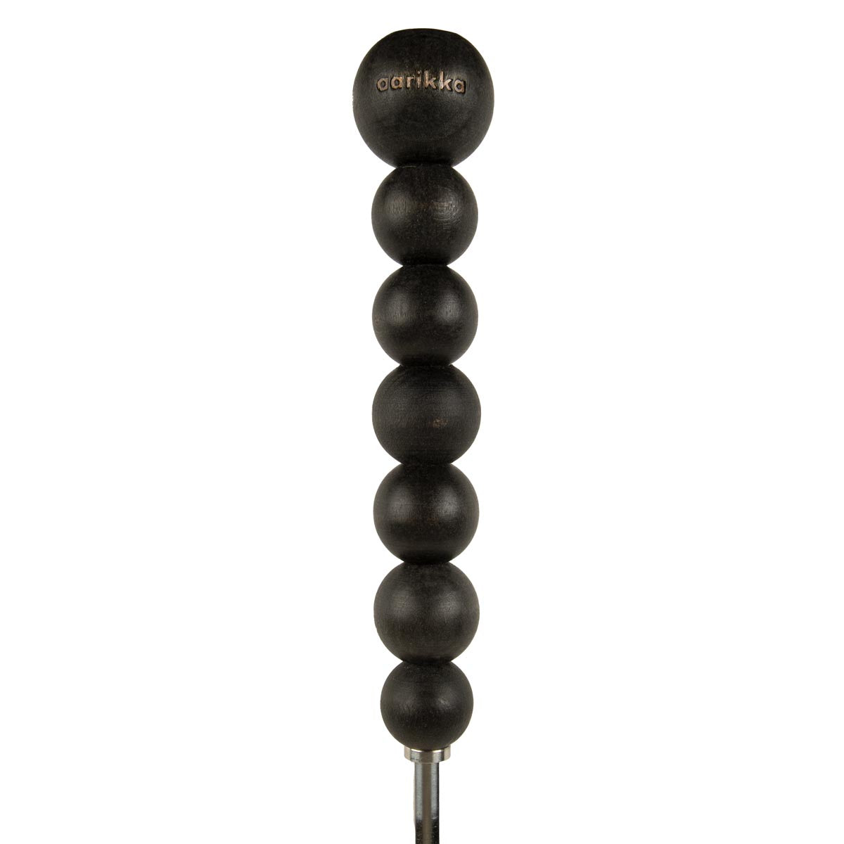 Nuppu sauna ladle, silver and black