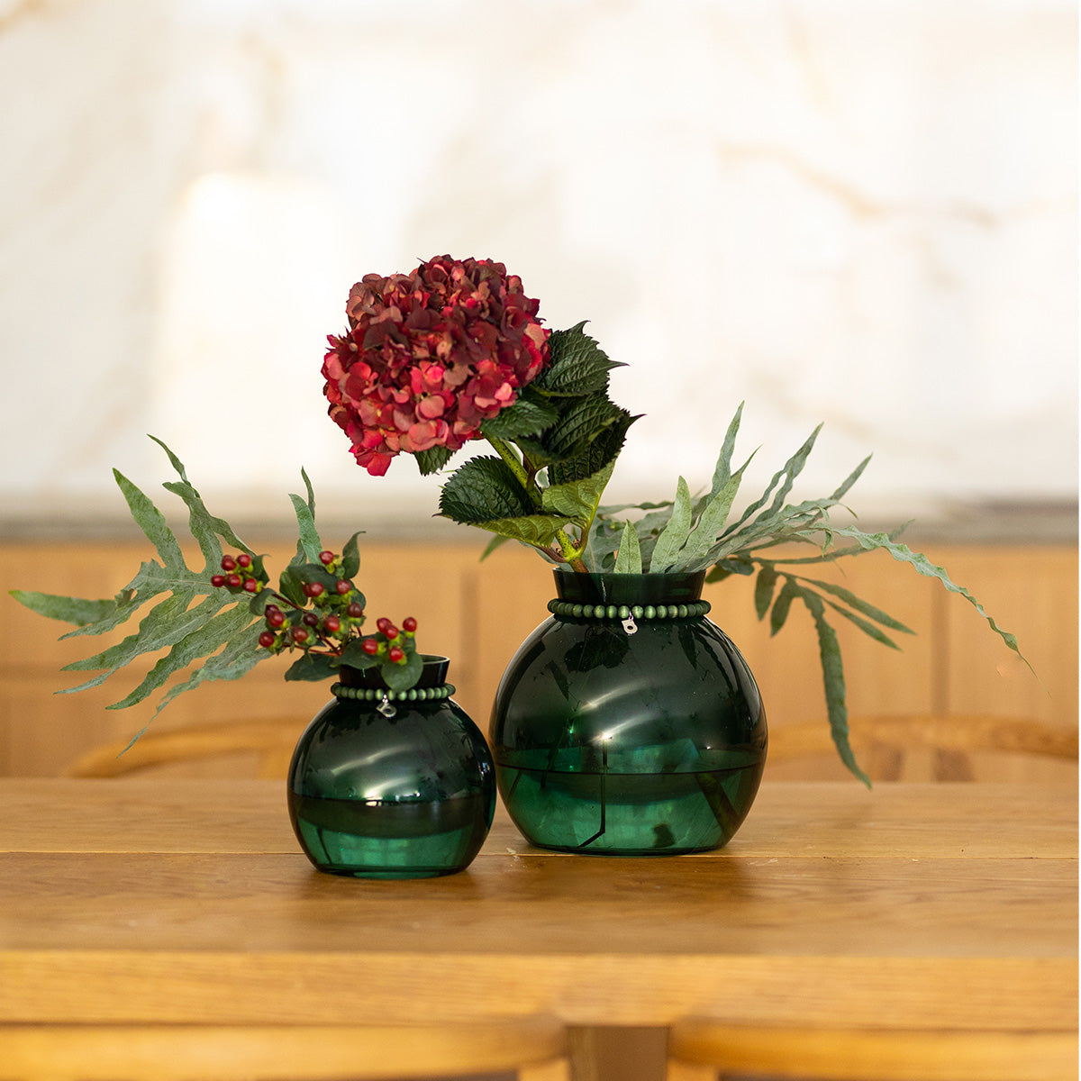 Kupla vase, 16 cm, green