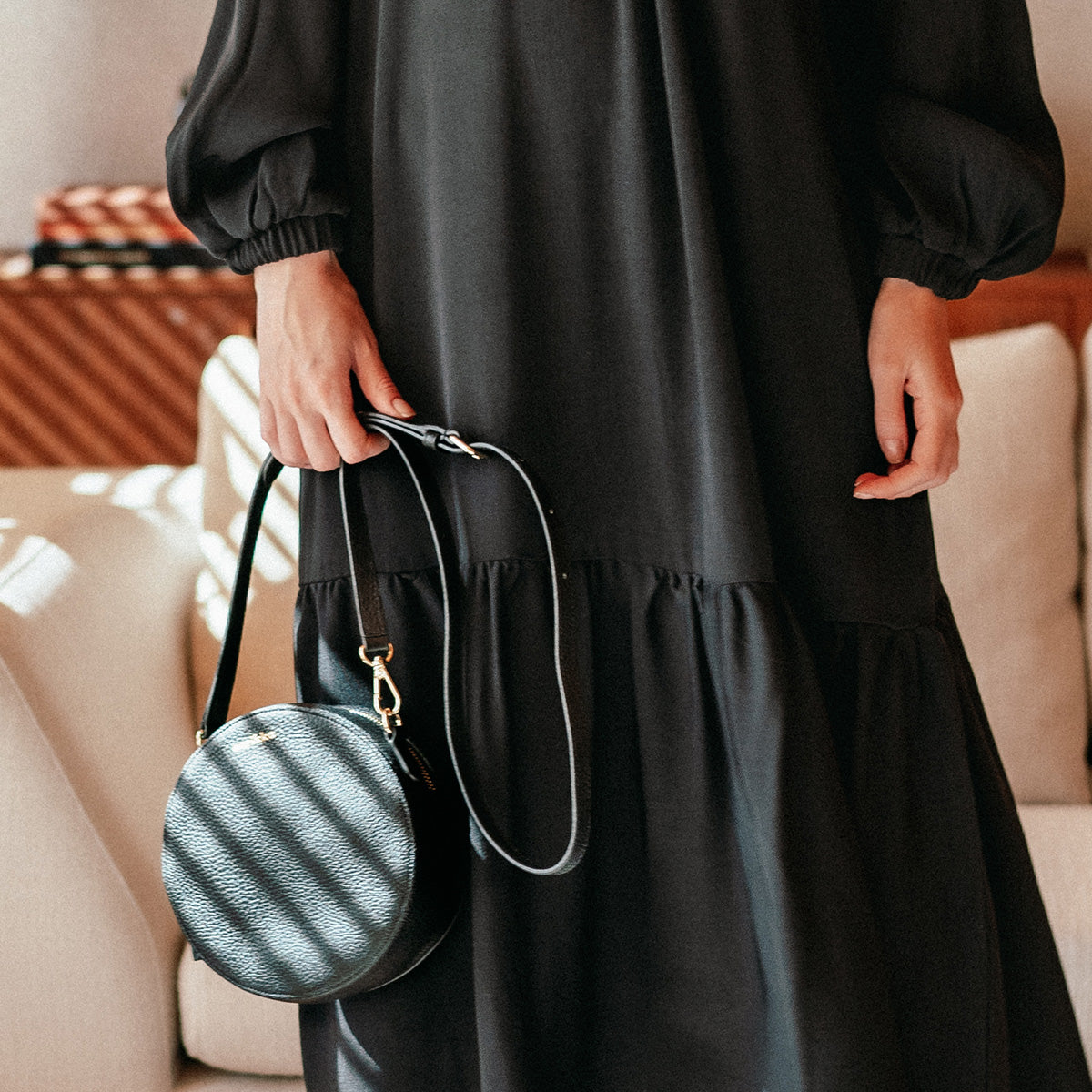 Olga shoulder bag, black