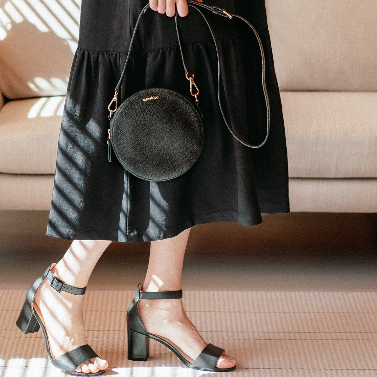 Olga shoulder bag, black