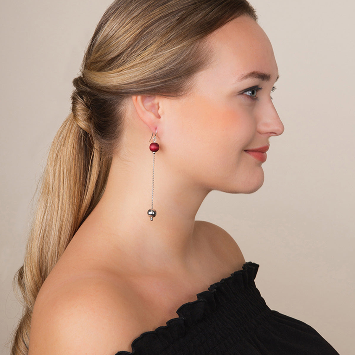 Tuuli earrings, green