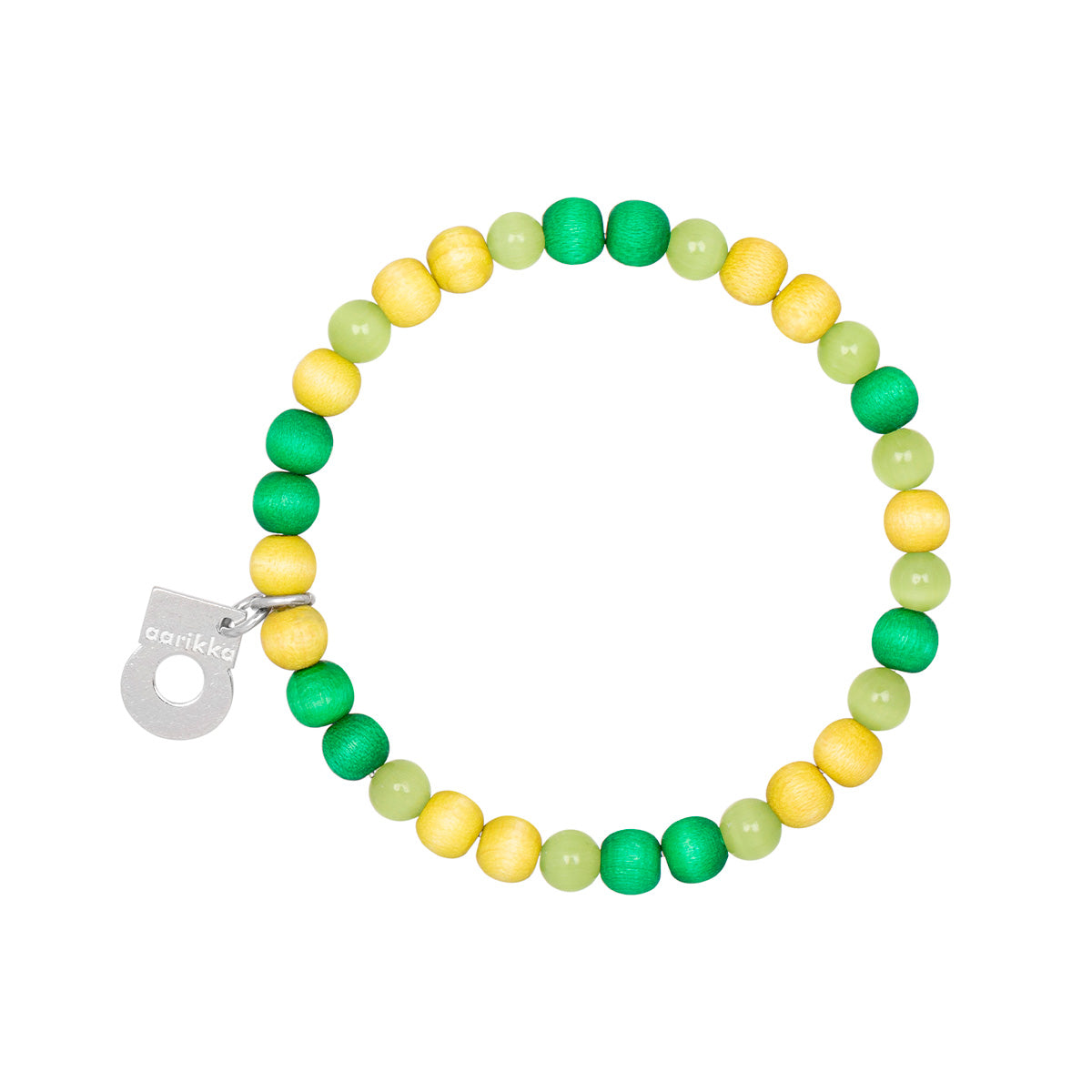 Siro bracelet, shades of green