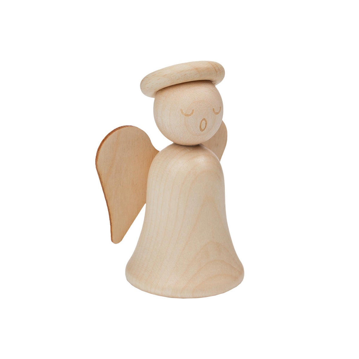 Small angel decoration, 8 cm, ecru