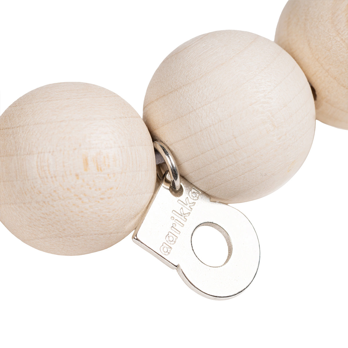 Pore wooden wreath for 16 cm Kupla vase, ecru