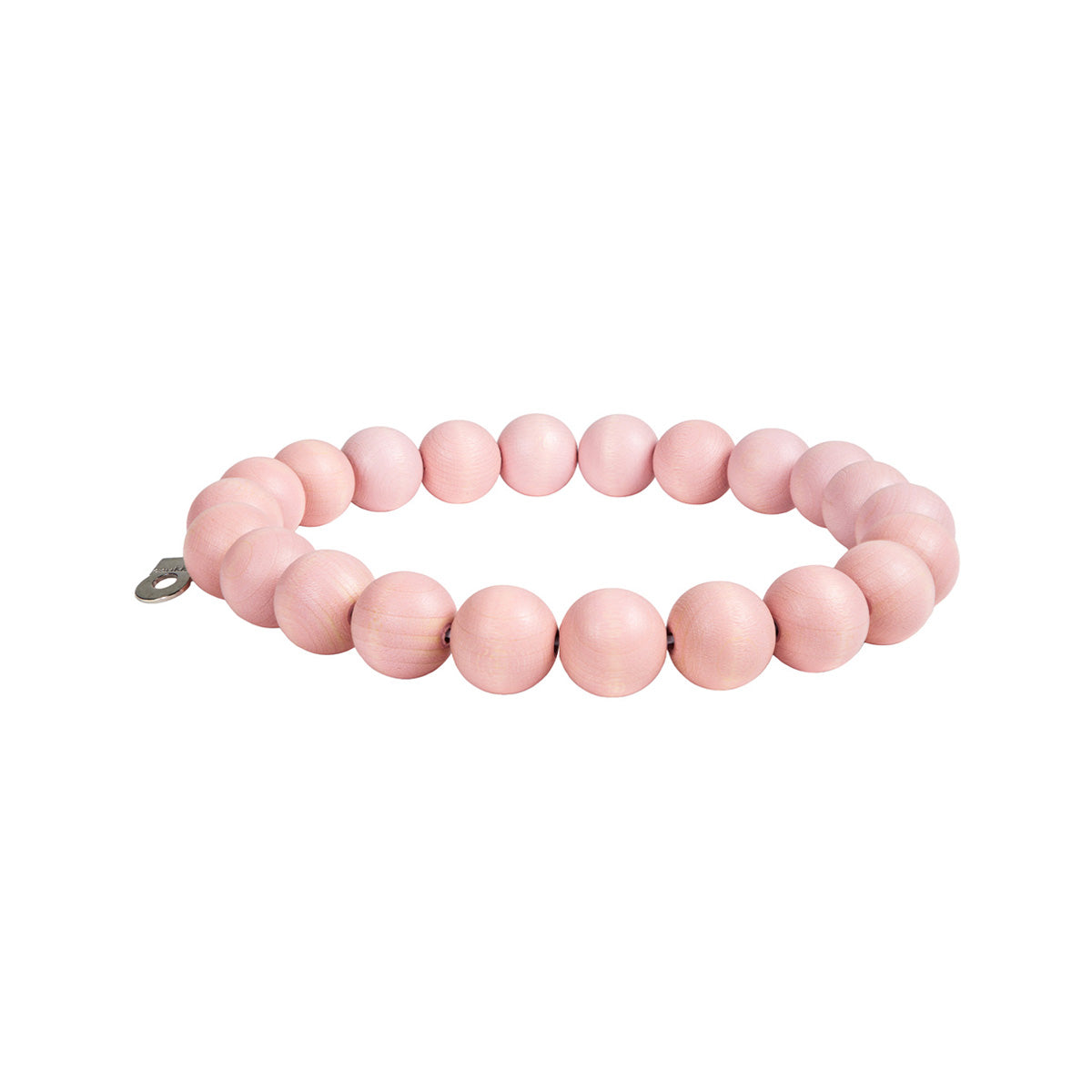 Pore wooden wreath for 22 cm Kupla vase, light pink