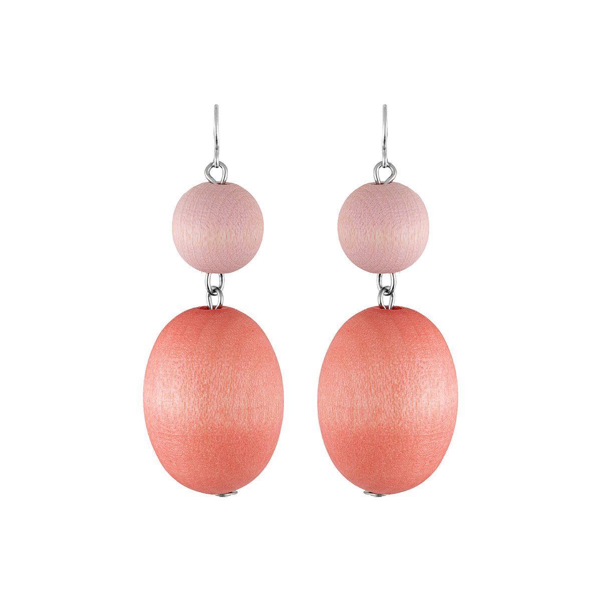 Taateli earrings, orange