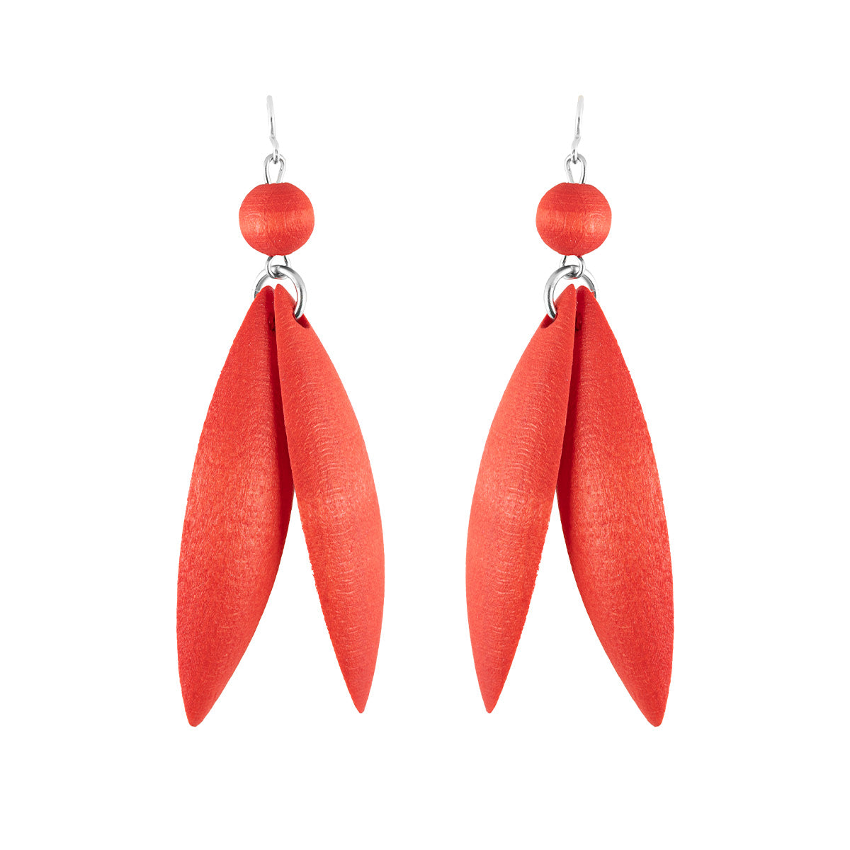 Jalava earrings, red