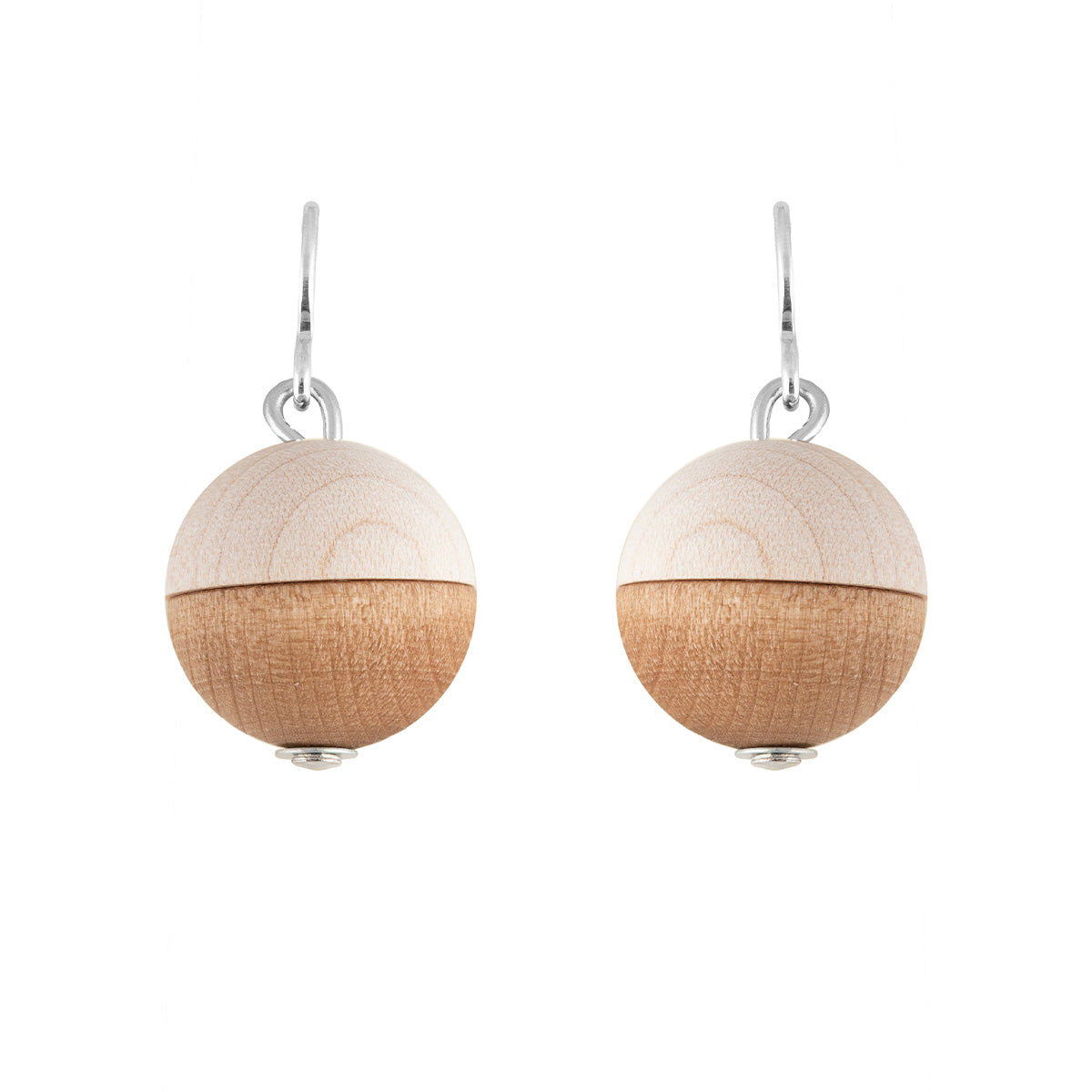 Leila earrings, brown
