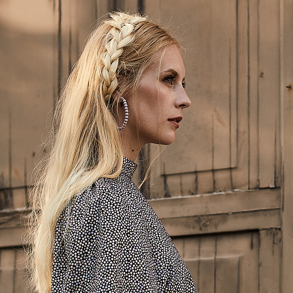 Sofia earrings, lavender