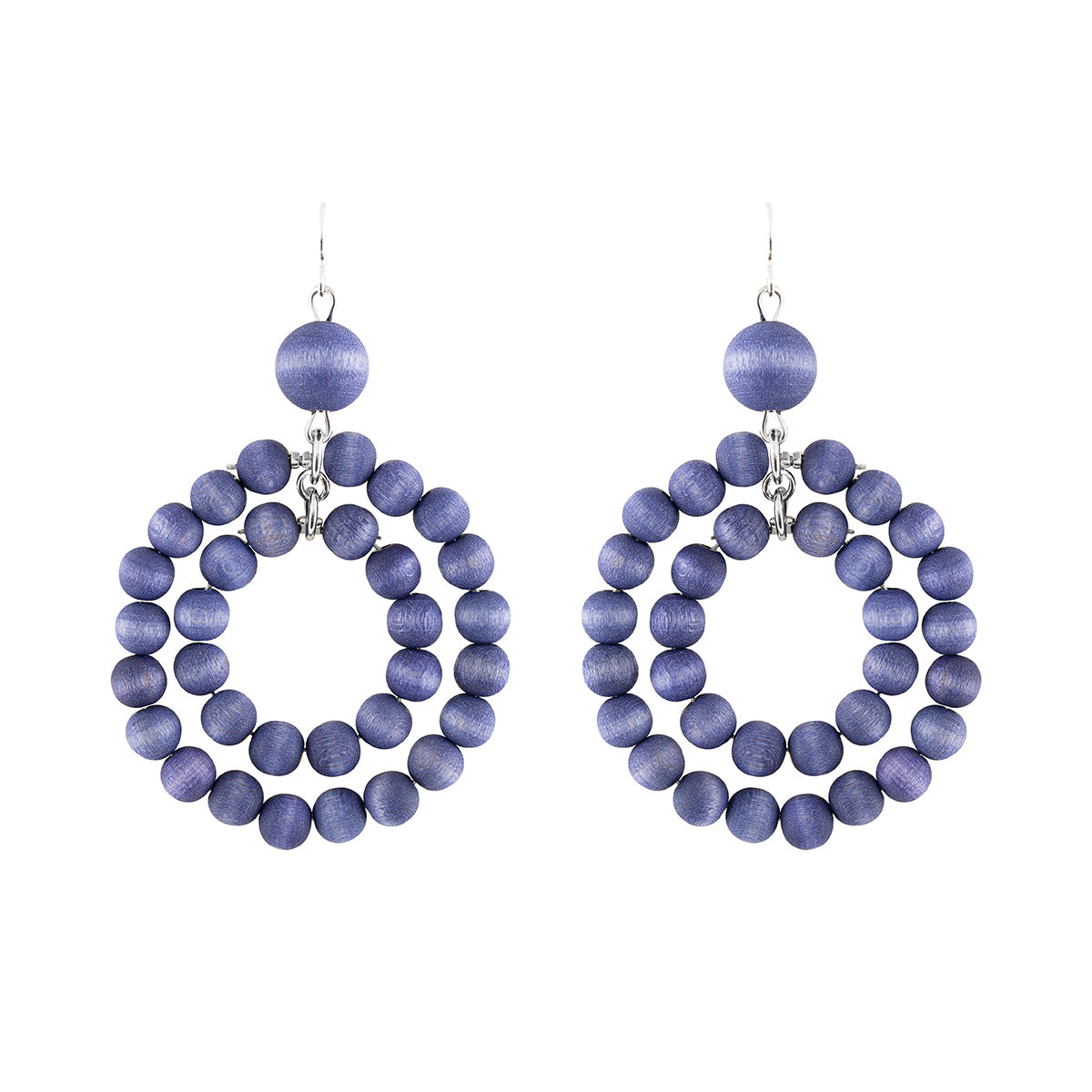 Orkidea earrings, violet