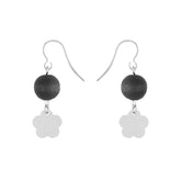 Minea earrings, black