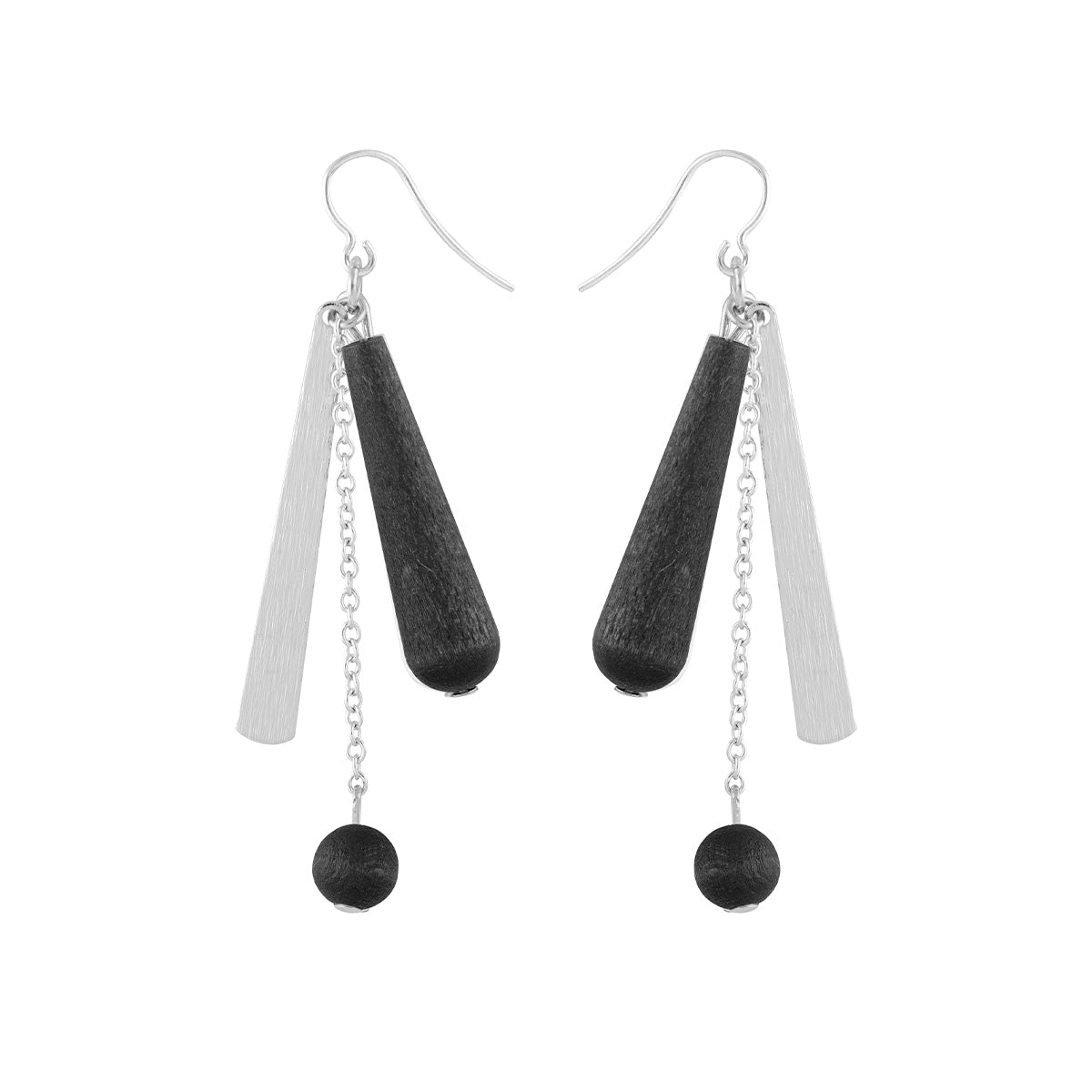 Eveliina earrings, black