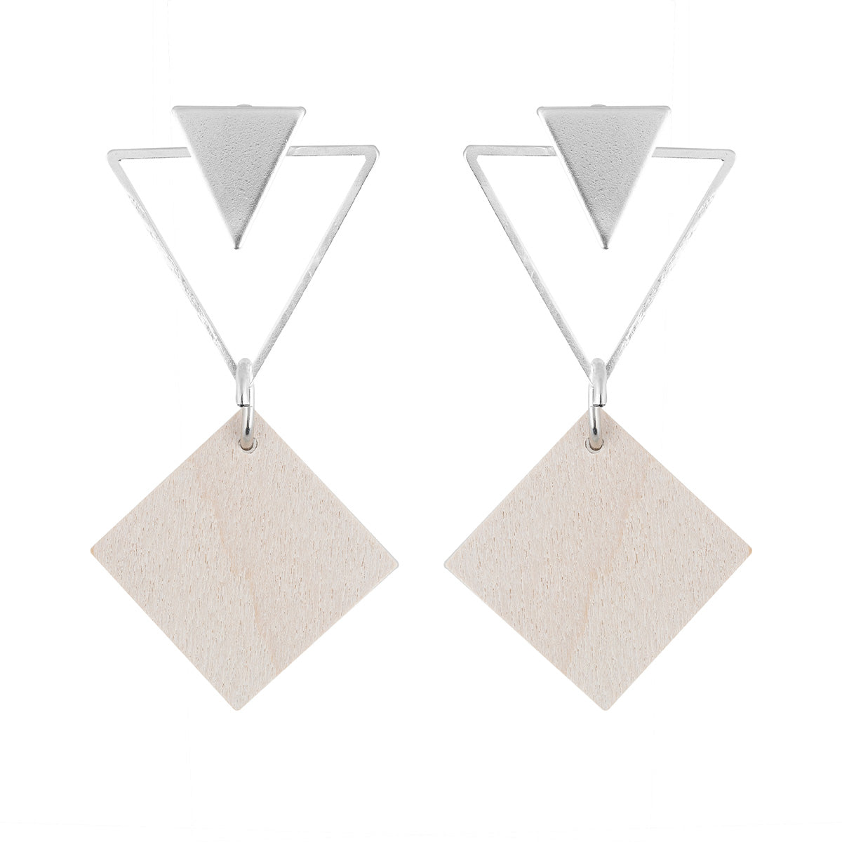 Evita earrings, ecru
