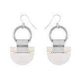Kelohonka earrings, white