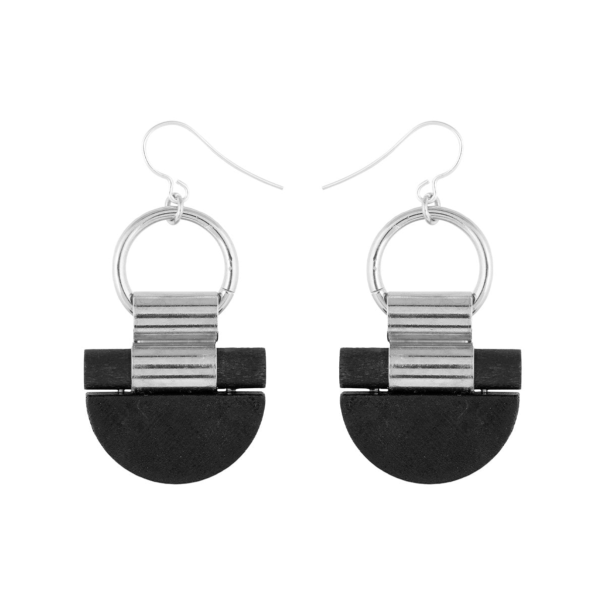 Kelohonka earrings, black