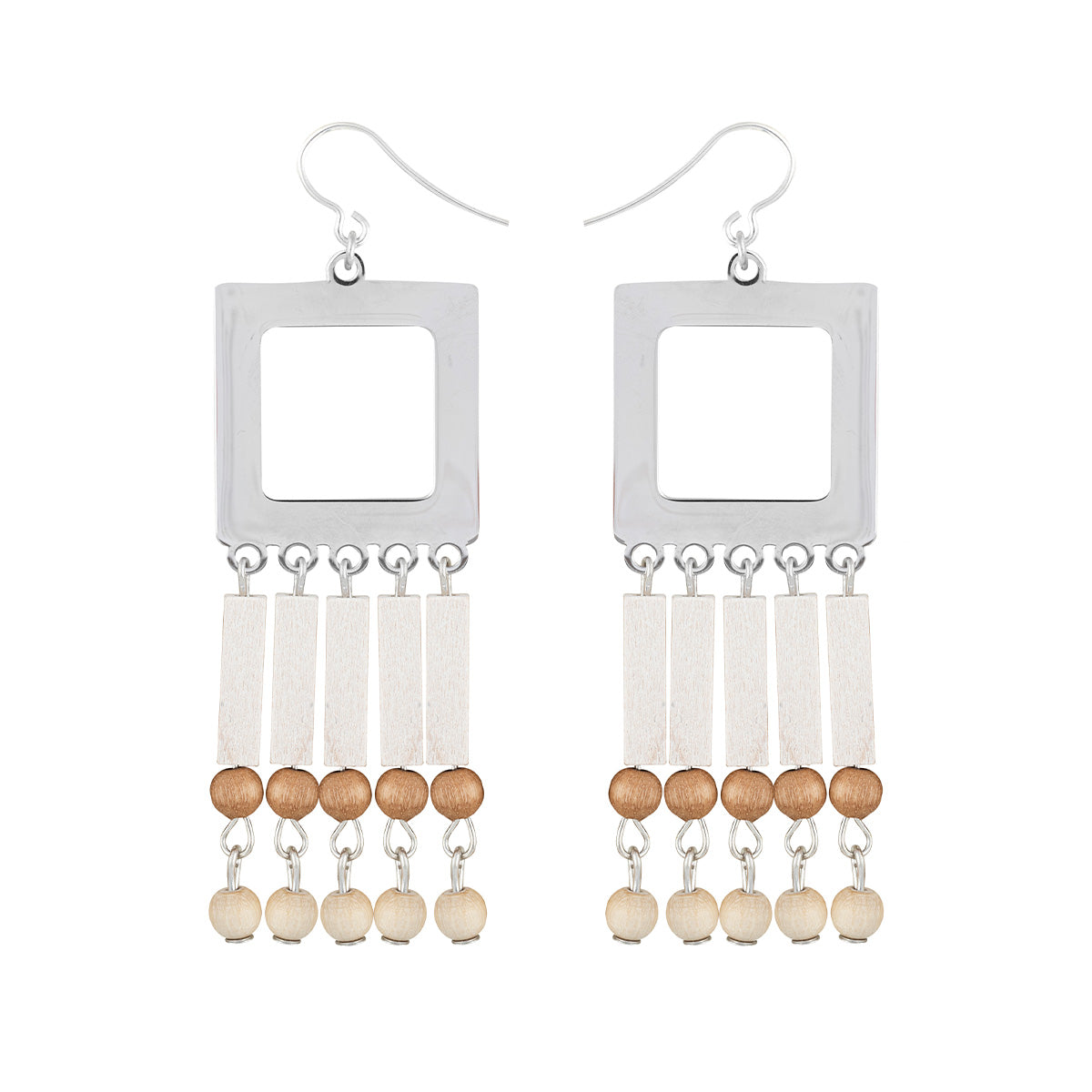 Nina earrings, brown