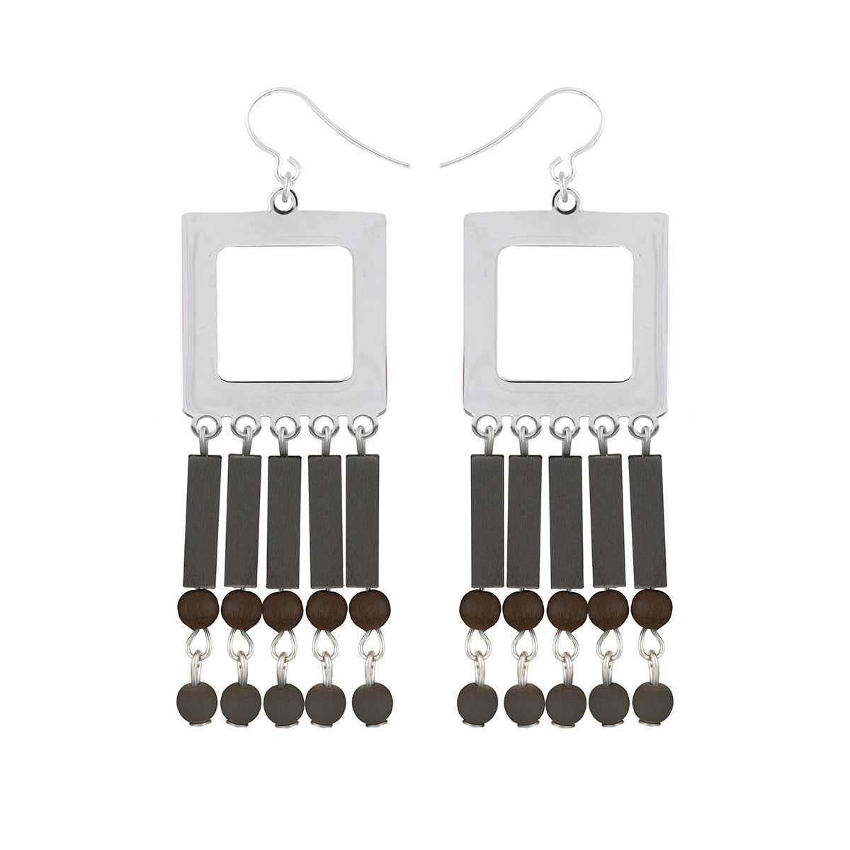 Nina earrings, black