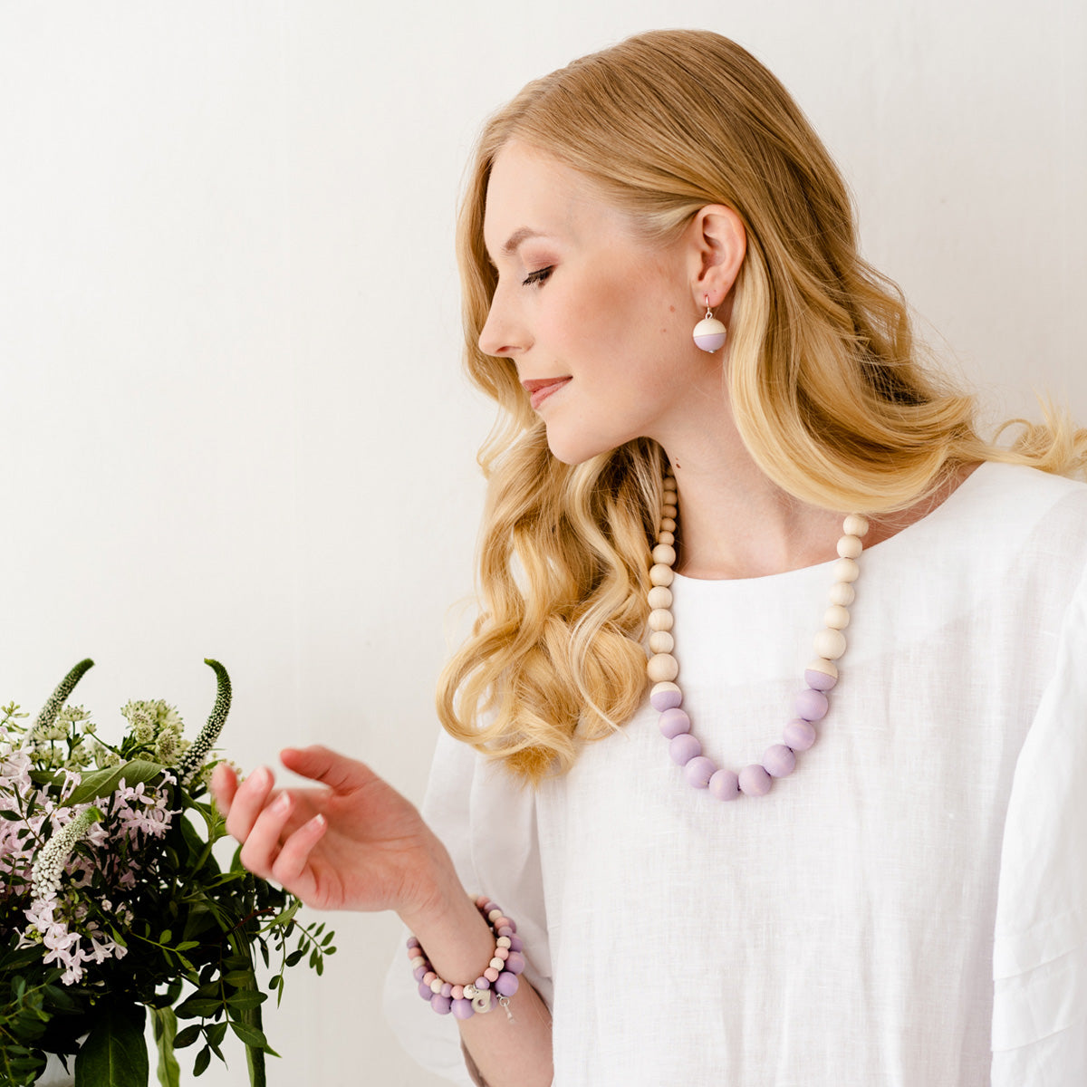 Pohjola bracelet, lavender