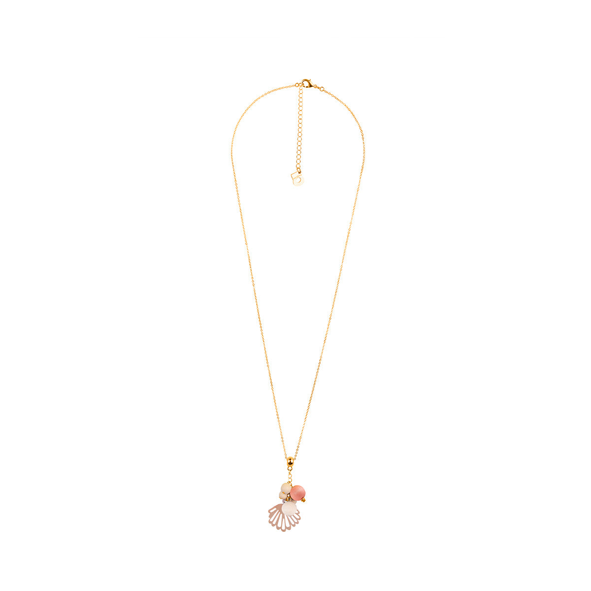 Simpukka pendant, orange